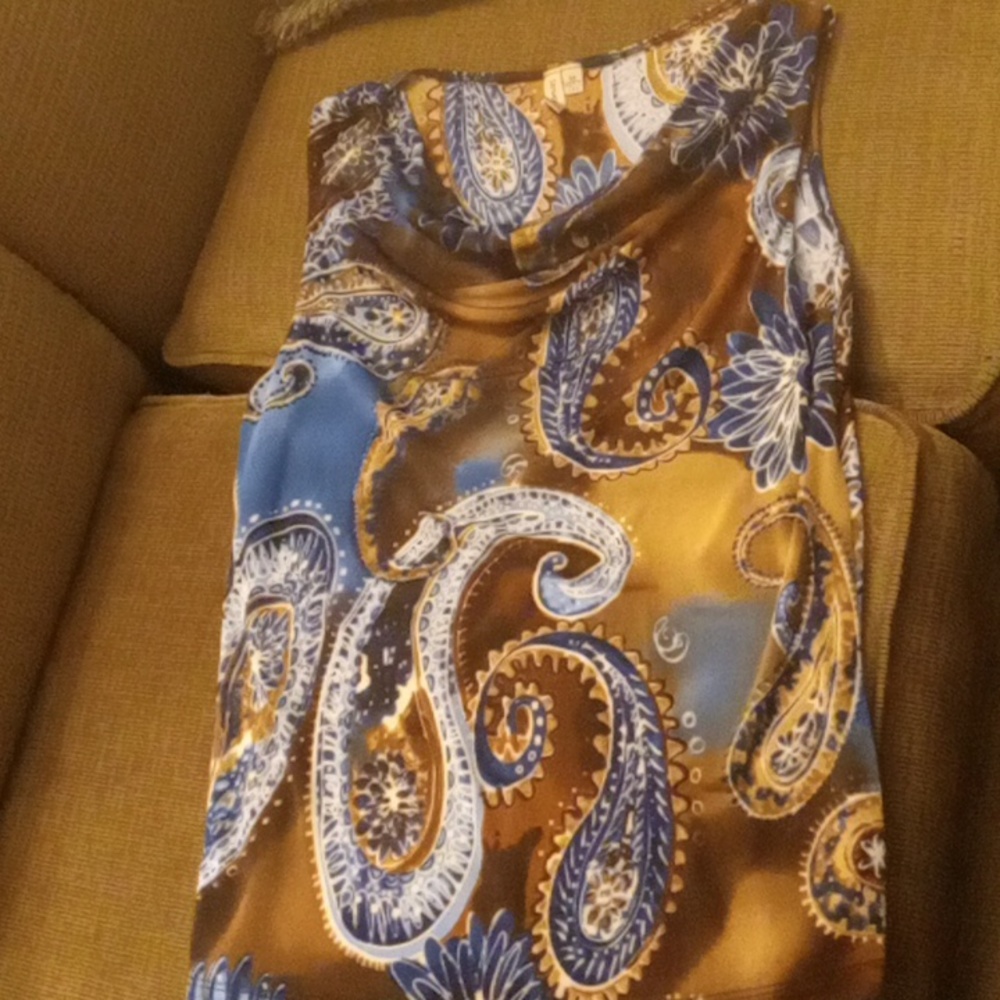 Cowl Neck Stretchy Blouse